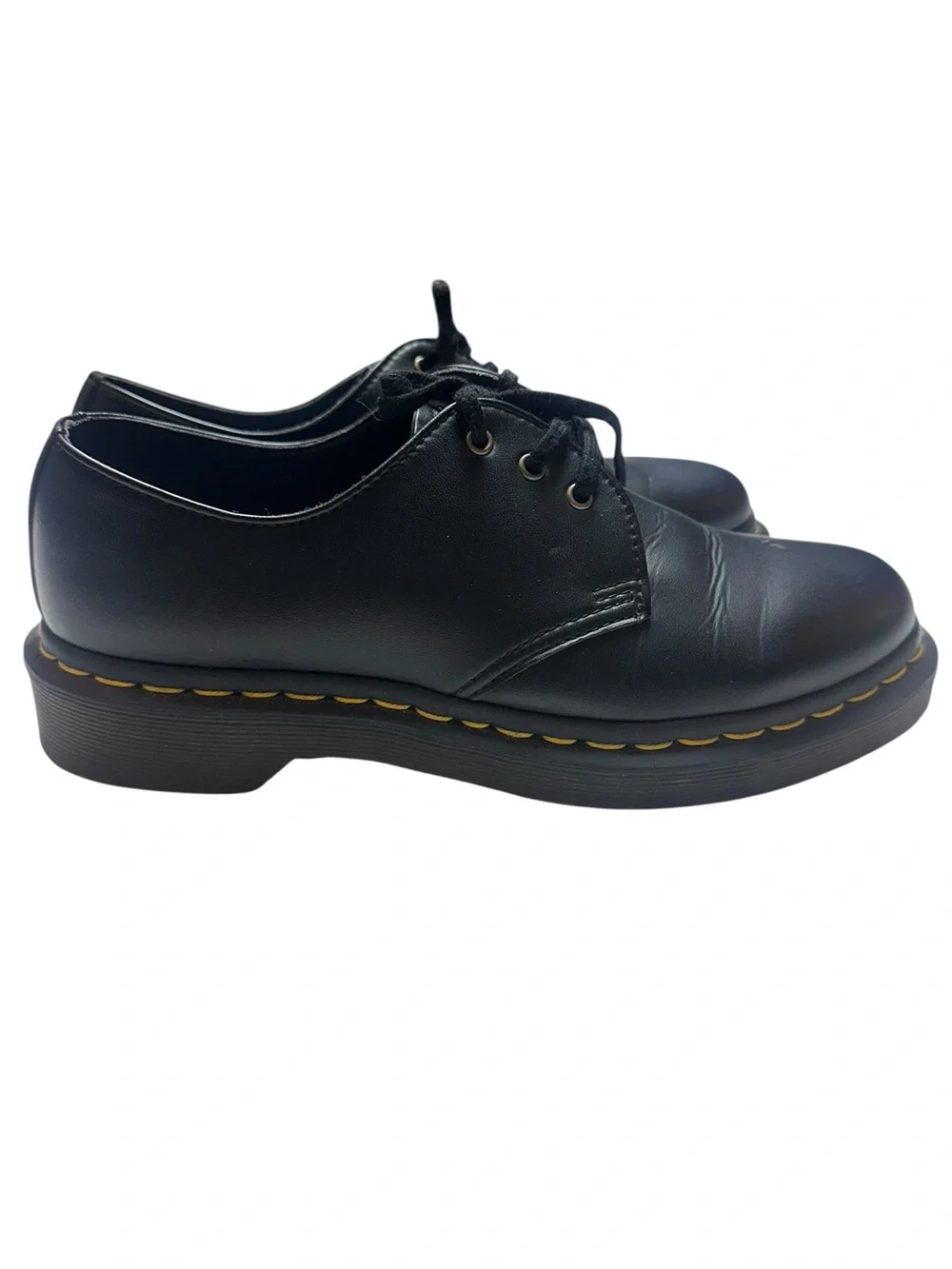 Dr Martens 1461 Black Leather 3 Eye Oxford Derby Shoes Mens 6